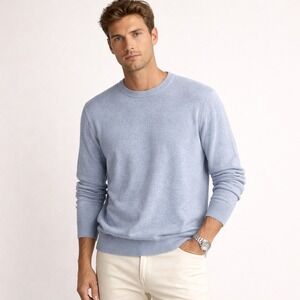 14th & Union Gray Crewneck Sweater XL Cotton Cashmere Soft Minimal New NWT